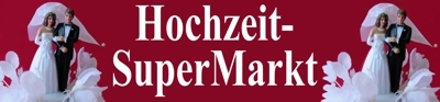 Hochzeit-Supermarkt, der Hochzeits-Deko-Shop